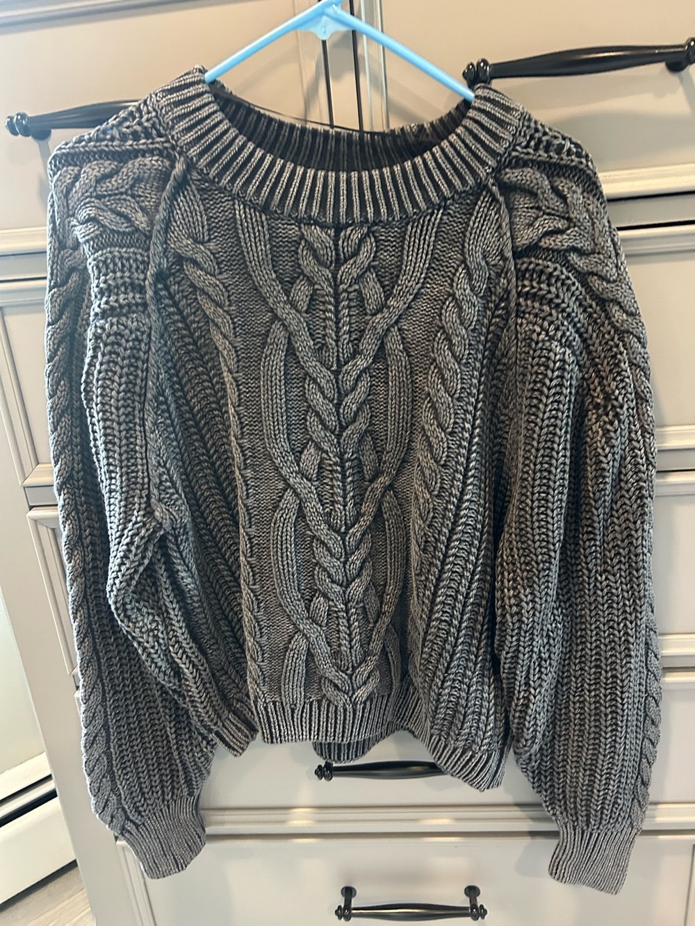 NWOT Free People Frankie Cable Knit